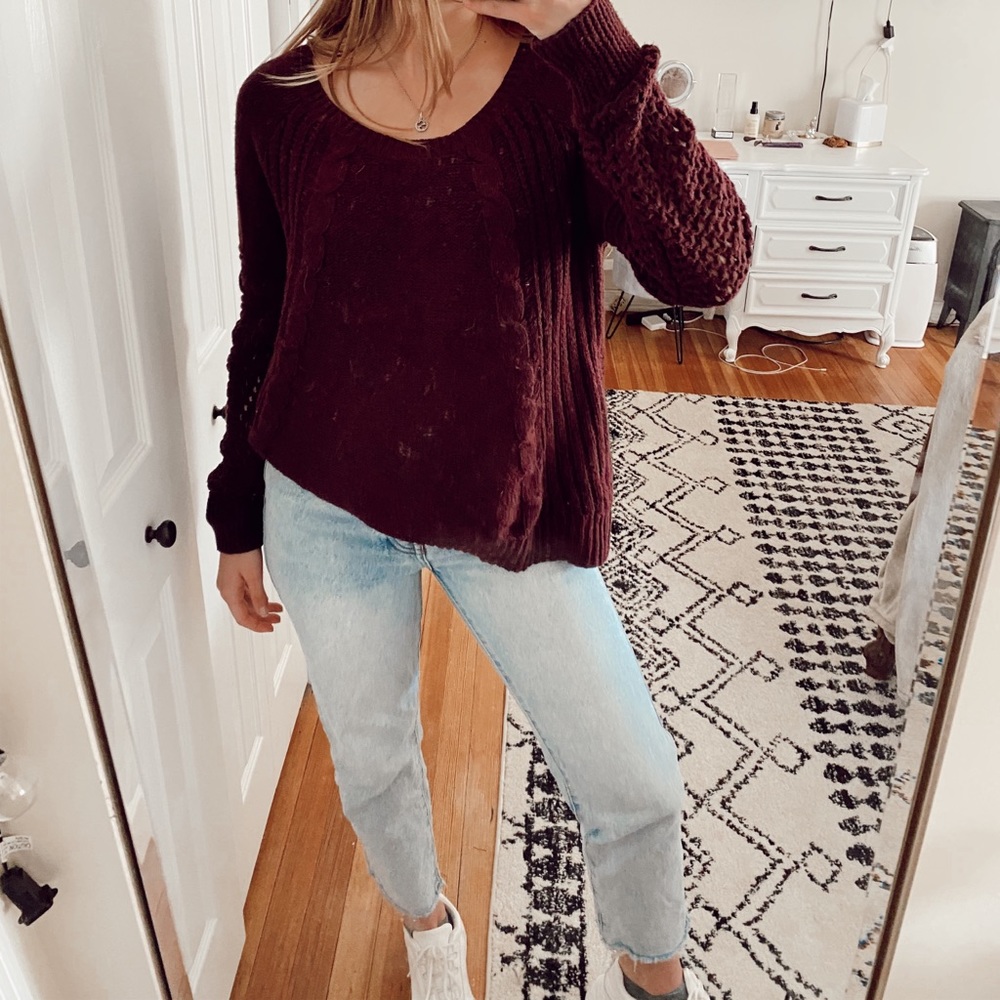 Maroon Sweater
